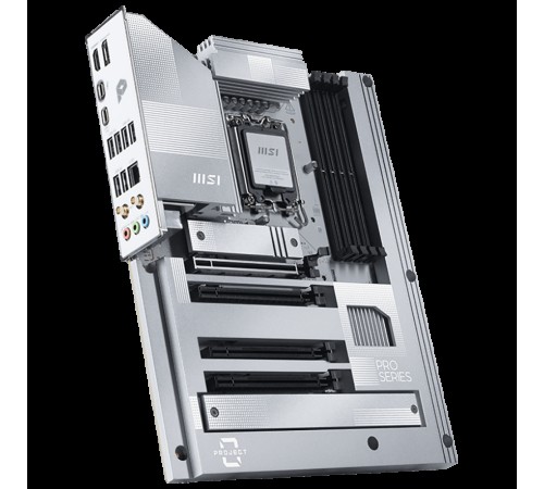 Материнская плата MSI PRO Z890-S WIFI PZ Z890, LGA1851, 4*DDR5, 4*PCIEx16, 3*M.2, 2*TypeC, 6*USB3.2Gen1, 4*USB2.0, 4*SATA3.0, 2.5G, Type-C(DP), DP, HDMI, ATX, RTL