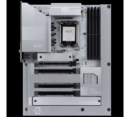 Материнская плата MSI PRO Z890-S WIFI PZ Z890, LGA1851, 4*DDR5, 4*PCIEx16, 3*M.2, 2*TypeC, 6*USB3.2Gen1, 4*USB2.0, 4*SATA3.0, 2.5G, Type-C(DP), DP, HDMI, ATX, RTL