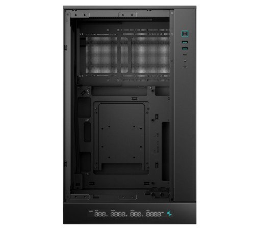 Корпус MiniTower Deepcool CH270 black (Mini-ITX, без БП, 2*Type A+USB Type-C) (R-CH270-BKNDM0-G-1)