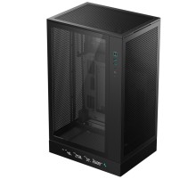 Корпус MiniTower Deepcool CH270 black (Mini-ITX, без БП, 2*Type A+USB Type-C) (R-CH270-BKNDM0-G-1)