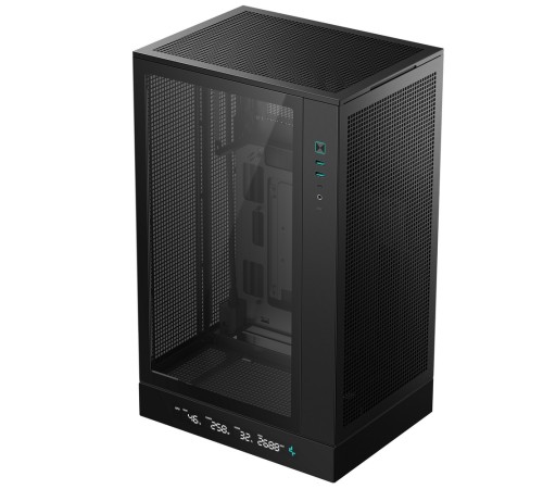 Корпус MiniTower Deepcool CH270 black (Mini-ITX, без БП, 2*Type A+USB Type-C) (R-CH270-BKNDM0-G-1)