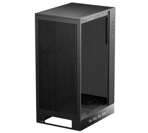 Корпус MiniTower Deepcool CH270 black (Mini-ITX, без БП, 2*Type A+USB Type-C) (R-CH270-BKNDM0-G-1)