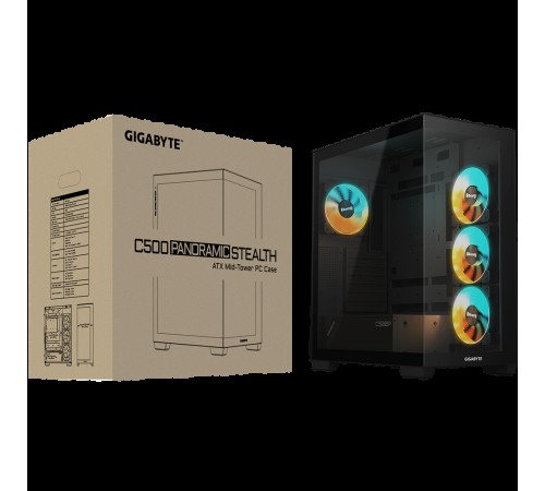 Корпус для ПК Gigabyte C500P ST ATX CASE/GPU:410mm/BL