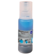 Чернила Cactus CS-EPT07D24 115C голубой70мл для Epson ECOTANK L8160/8180