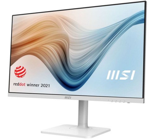 Монитор 27" MSI Modern MD272XPW White (IPS, 1920x1080, HDMI+DP+Type C, 4 ms, 178°/178°, 300 cd/m, 1000:1, 100Hz, Spk, Pivot)