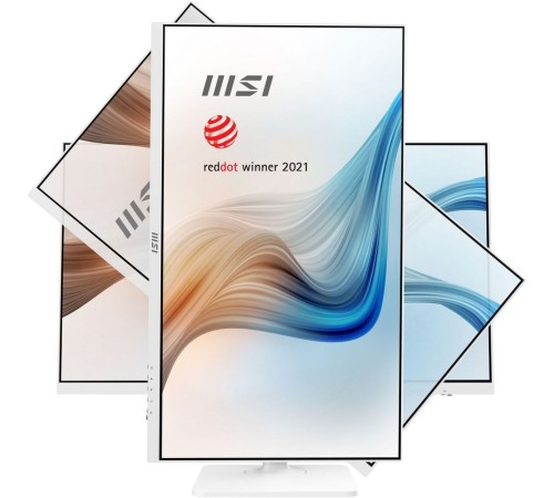 Монитор 27" MSI Modern MD272XPW White (IPS, 1920x1080, HDMI+DP+Type C, 4 ms, 178°/178°, 300 cd/m, 1000:1, 100Hz, Spk, Pivot)