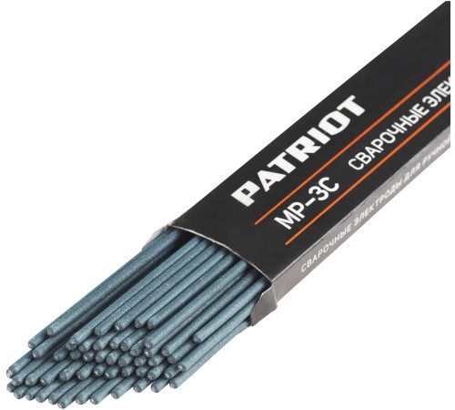Электроды Patriot МР-3С D3мм L350мм 1050гр (605012005) Электроды Patriot МР-3С D3мм L350мм 1050гр (605012005)