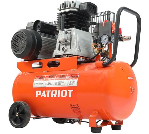 Компрессор поршневой Patriot PTR 50-360I масляный 360л/мин 50л 2200Вт оранжевый Компрессор поршневой Patriot PTR 50-360I масляный 360л/мин 50л 2200Вт оранжевый
