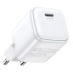 Сетевое зарядное устройство UGREEN CD318 (15324) Nexode 20W USB-C PD GaN Fast Charger EU. Цвет: белый