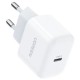 Зарядное устройство UGREEN CD241 (10220) Mini USB-C 20W PD Fast Charger. Цвет: белый