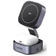 Зарядное устройство магнитное беспроводное 2-в-1 UGREEN W526 (35278) 2-in-1 Magnetic Wireless Charge для Iphone&AirPods 7,5W. Цвет: серый космос