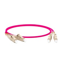 Hyperline FC-D2-504-LC/PR-LC/PR-H-2.5M-LSZH-MG Патч-корд волоконно-оптический (шнур) MM 50/125(OM4), LC-LC, duplex, 10G/40G, LSZH, 2.5 м