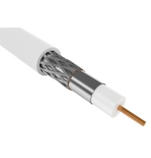 Кабель коаксиальный ITK GENERICA CC3-R6F1-111-100-G RG-6 SF/UTP общий экран в оплётке 75Om PVC внутренний 100м белый