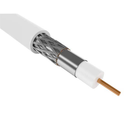 Кабель коаксиальный ITK GENERICA CC3-R6F1-111-100-G RG-6 SF/UTP общий экран в оплётке 75Om PVC внутренний 100м белый Кабель коаксиальный ITK GENERICA CC3-R6F1-111-100-G RG-6 SF/UTP общий экран в оплётке 75Om PVC внутренний 100м белый