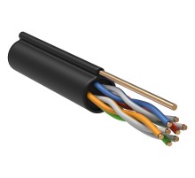 Кабель информационный ITK Generica BC3-C5E04-359-305-G кат.5е F/UTP общий экран 4X2X24AWG LDPE внешний 305м черный