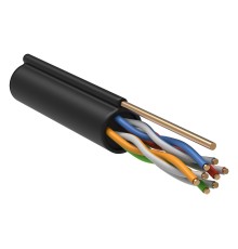 Кабель информационный ITK Generica BC3-C5E04-359-305-G кат.5е F/UTP общий экран 4X2X24AWG LDPE внешний 305м черный
