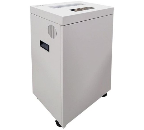 Шредер Office Kit S500 (2х15) белый (секр.P-5)/фрагменты/17лист./50лтр./скрепки/скобы/пл.карты/CD