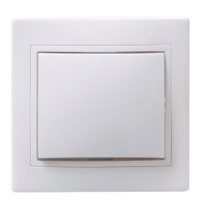 Выключатель IEK Кварта скрыт. 1кл. IP20 белый (упак.:1шт) (EVK10-K01-10-DM)