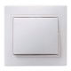 Выключатель IEK Кварта скрыт. 1кл. IP20 белый (упак.:1шт) (EVK10-K01-10-DM)