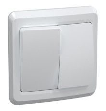 Выключатель IEK Вега скрыт. 2кл. IP20 белый (упак.:1шт) (EVV20-K01-10-DM)