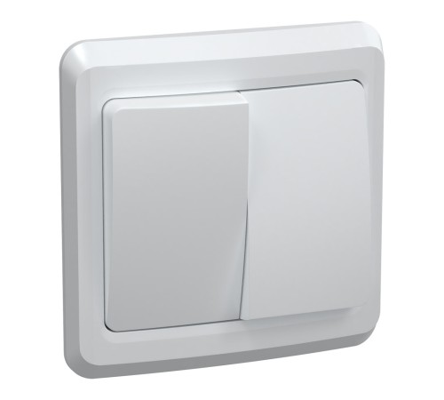 Выключатель IEK Вега скрыт. 2кл. IP20 белый (упак.:1шт) (EVV20-K01-10-DM)