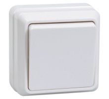Выключатель IEK Октава откр. 1кл. IP20 белый (упак.:1шт) (EVO10-K01-10-DC)