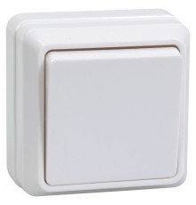 Выключатель IEK Октава откр. 1кл. IP20 белый (упак.:1шт) (EVO10-K01-10-DC)