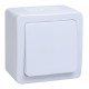 Выключатель IEK Гермес Plus откр. 1кл. с подсветкой IP54 белый (упак.:1шт) (EVMP10-K01-10-54-EC)