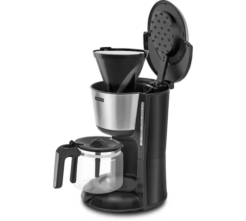 Кофеварка капельная Rondell 1100-RE-01 1000Вт серебристый/черный Кофеварка капельная Rondell 1100-RE-01 1000Вт серебристый/черный