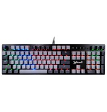 Клавиатура A4Tech Bloody B828N механическая серый/черный USB Multimedia for gamer LED