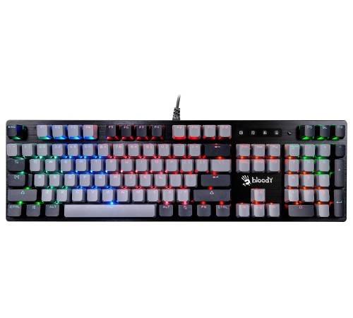 Клавиатура A4Tech Bloody B828N механическая серый/черный USB Multimedia for gamer LED Клавиатура A4Tech Bloody B828N механическая серый/черный USB Multimedia for gamer LED
