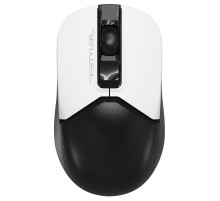 Мышь A4Tech Fstyler FB12 белый/черный оптическая (1200dpi) беспроводная BT/Radio USB (3but)