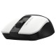Мышь A4Tech Fstyler FB12 белый/черный оптическая (1200dpi) беспроводная BT/Radio USB (3but)