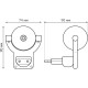 Ночник Gauss DIY0032 пластик розовый