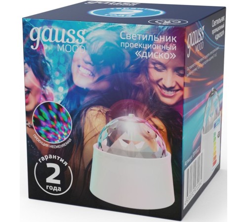 Ночник Gauss DIY0021 пластик белый Ночник Gauss DIY0021 пластик белый