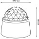 Ночник Gauss DIY0021 пластик белый