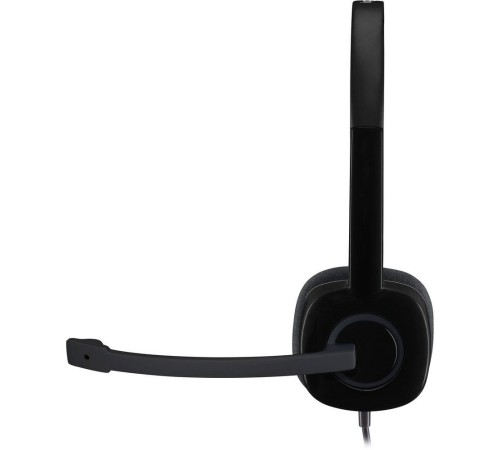Гарнитура Logitech Headset H151 Stereo black (1 x 3.5мм, кабель 1.8м) (981-000587)