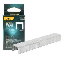 Набор скоб для степлера 1000 шт (Тип D) Deli DL238014-1 (8 х 11,3 х 0,7мм)