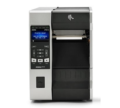 Принтер этикеток Zebra TT ZT610; 4'', 203 dpi, Euro and UK cord, Serial, USB, Gigabit Ethernet, Bluetooth 4.0, USB Host, Tear, Color, ZPL (ZT61042-T0E0100Z) Принтер этикеток Zebra TT ZT610; 4'', 203 dpi, Euro and UK cord, Serial, USB, Gigabit Ethernet, Bluetooth 4.0, USB Host, Tear, Color, ZPL (ZT61042-T0E0100Z)