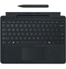 Комплект Клавиатура и стилус для планшетного компьютера Microsoft Surface Pro 10 Microsoft Surface Pro 13" Signature Keyboard Copilot Bundle SlimPen2/Eng/black (1864 8X8-00155)