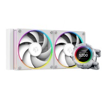 Вентилятор ID-Cooling SL240 WHITE  /LCD SCREEN /300W /all Intel /all AMD