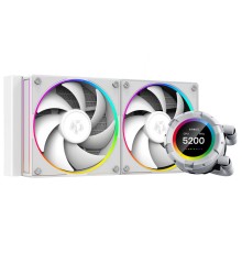 Вентилятор ID-Cooling SL240 WHITE  /LCD SCREEN /300W /all Intel /all AMD