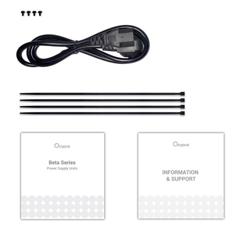Блок питания 500W Ocypus Beta P500 BK (ATX, APFC, 20+4 pin, 120mm fan, PCI-E 6+2Px2, 3xSATA) (Beta-P500-N1HDBK024X-EU) Блок питания 500W Ocypus Beta P500 BK (ATX, APFC, 20+4 pin, 120mm fan, PCI-E 6+2Px2, 3xSATA) (Beta-P500-N1HDBK024X-EU)