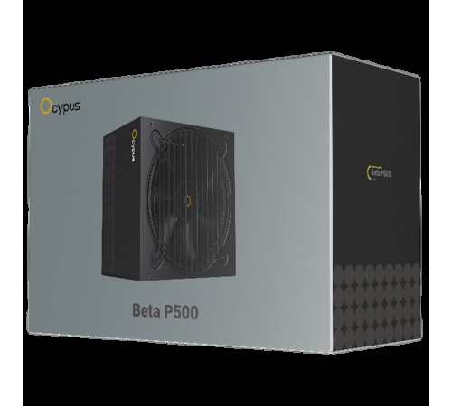 Блок питания 500W Ocypus Beta P500 BK (ATX, APFC, 20+4 pin, 120mm fan, PCI-E 6+2Px2, 3xSATA) (Beta-P500-N1HDBK024X-EU) Блок питания 500W Ocypus Beta P500 BK (ATX, APFC, 20+4 pin, 120mm fan, PCI-E 6+2Px2, 3xSATA) (Beta-P500-N1HDBK024X-EU)