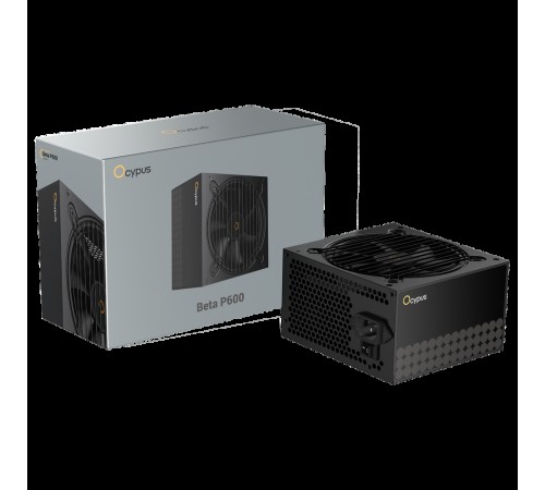 Блок питания 600W Ocypus Beta P600 BK (ATX, APFC, 20+4 pin, 120mm fan, PCI-E 6+2Px2, 3xSATA) (Beta-P600-N1HDBK024X-EU)