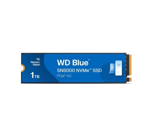 Твердотельный накопитель SSD Western Digital M.2 2280 1TB WD Blue SN5000 WDS100T4B0Е PCI-E 4.0 x4