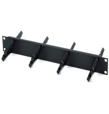 Кабельный организатор с пластиковыми кольцами Hyperline CM-2U-PL-DBL , двухсторонний, 19", 2U