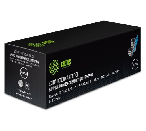 Картридж лазерный Cactus CS-TK1200-MPS черный (11000стр.) для Kyocera Ecosys P2335d/P2335dn/P2335dw