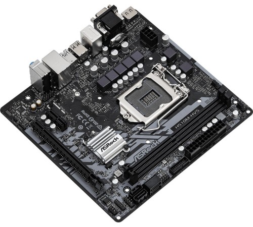 Материнская плата Asrock H510M-HVS R2.0 Soc-1200 Intel H510 2xDDR4 mATX AC`97 8ch(7.1) GbLAN+VGA+HDMI