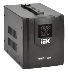 Стабилизатор напряжения IEK Home 1кВА однофазный черный (IVS20-1-01000)
